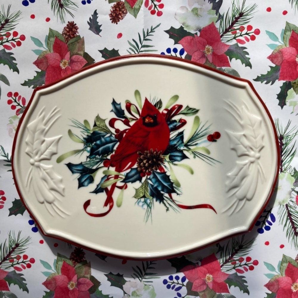 Lenox Winter Greetings Cardinal Trivet